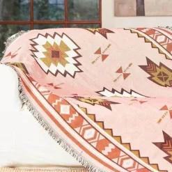 Snug u0026 Soft Bettzeug-Boho-Überwurfdecke – gemütliche, dekorative Decke