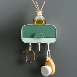 The Blissful Bath Badezimmer-Bohrfreier Seifenspender zur Wandmontage – praktischer Badezimmer-Organizer