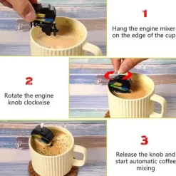 Brew Bliss Küche & Esszimmer-Bootsmotor-Kaffeemixer-Gadget – Lustiges Küchenwerkzeug