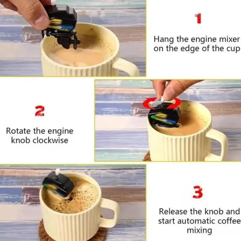 Brew Bliss Küche & Esszimmer-Bootsmotor-Kaffeemixer-Gadget – Lustiges Küchenwerkzeug