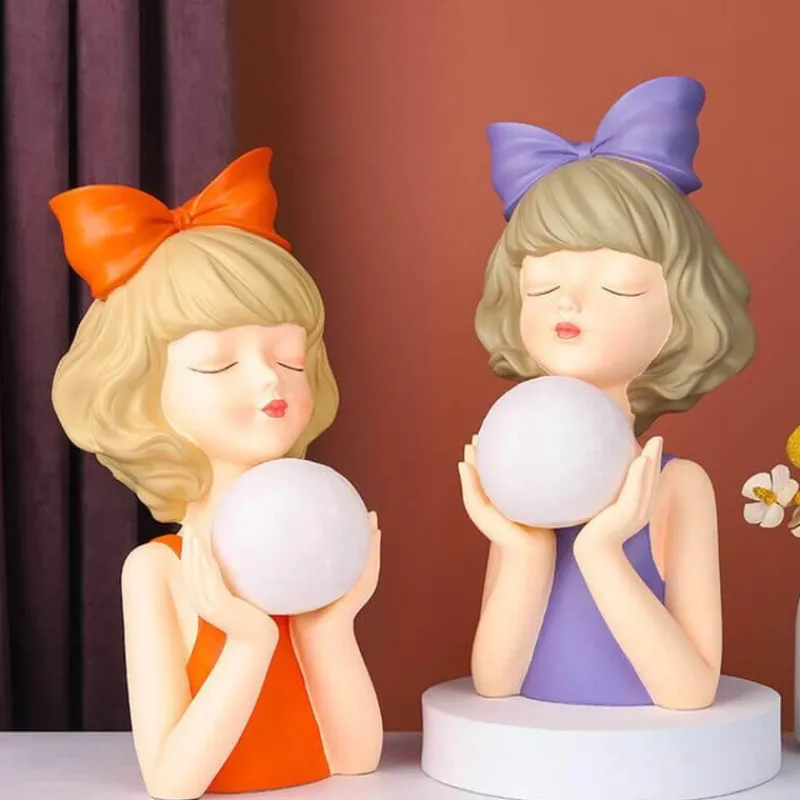 Glow u0026 Shade Beleuchtung-Bowknot-Nachtlampe – süße Schlafzimmerbeleuchtung für Mädchen