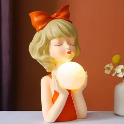 Glow u0026 Shade Beleuchtung-Bowknot-Nachtlampe – süße Schlafzimmerbeleuchtung für Mädchen