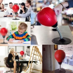The Relaxation Nook Fitness-Gadgets|Gesundheits- Und Entspannungstools-Boxball zur Stressbewältigung – Schreibtisch-Trainingsgerät zur Linderung von Angstzuständen