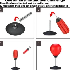 The Relaxation Nook Fitness-Gadgets|Gesundheits- Und Entspannungstools-Boxball zur Stressbewältigung – Schreibtisch-Trainingsgerät zur Linderung von Angstzuständen