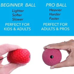 The Relaxation Nook Fitness-Gadgets|Gesundheits- Und Entspannungstools-Box-Reflexball – Schnelligkeitstrainings-Schlagausrüstung