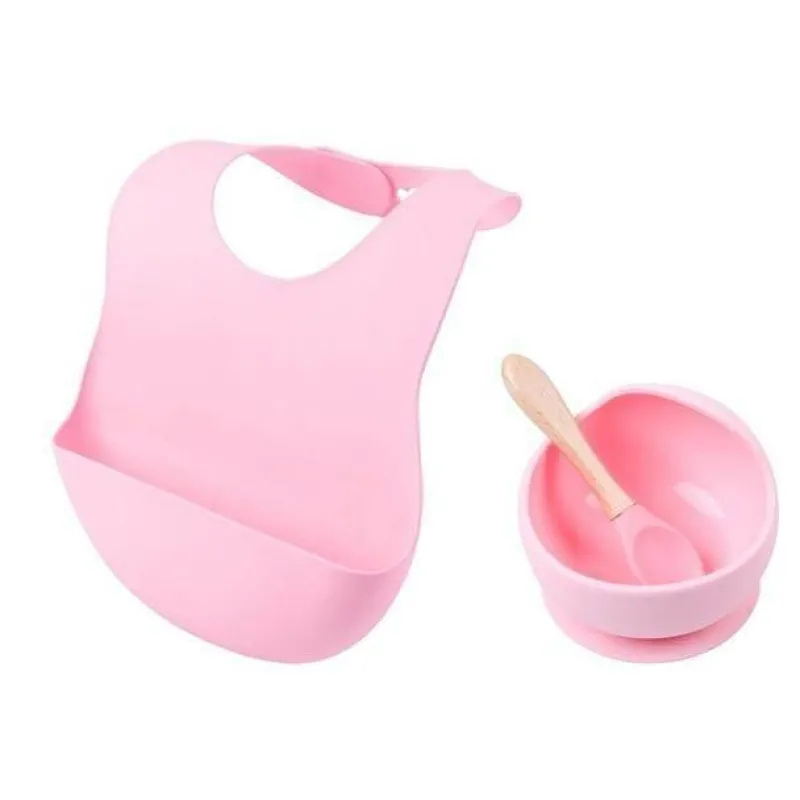 Kinder The Decor Haven Kinderwagen & Zubehör-BPA-freies Babygeschirrset aus Silikon – weich und leicht zu reinigen