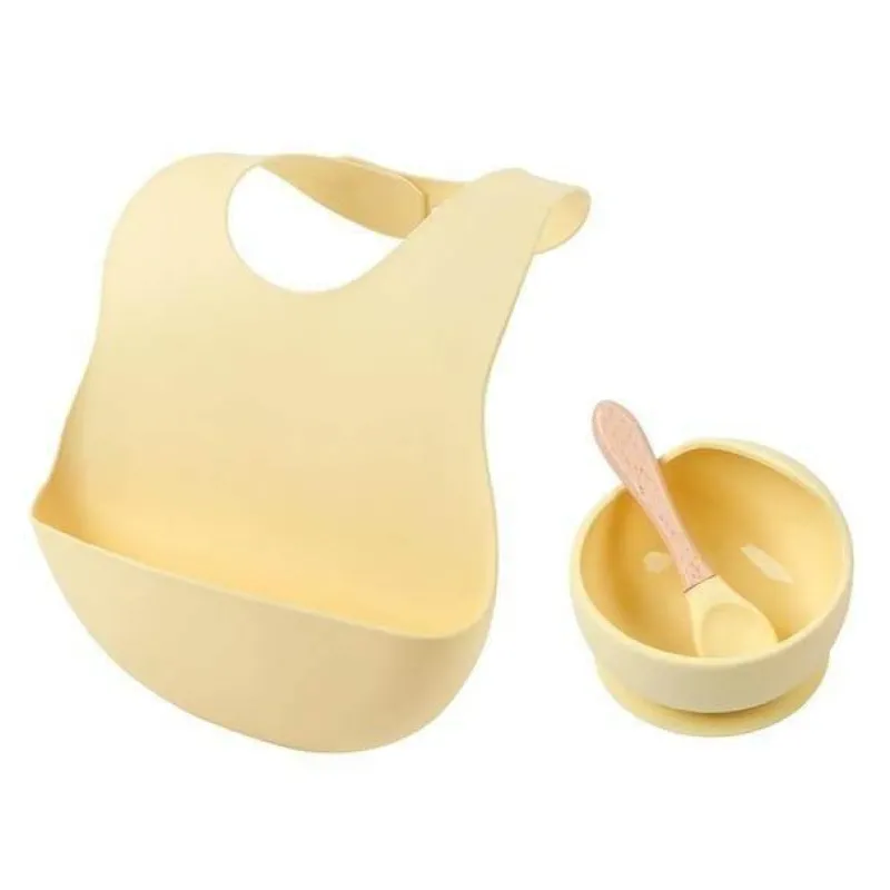 Kinder The Decor Haven Kinderwagen & Zubehör-BPA-freies Babygeschirrset aus Silikon – weich und leicht zu reinigen