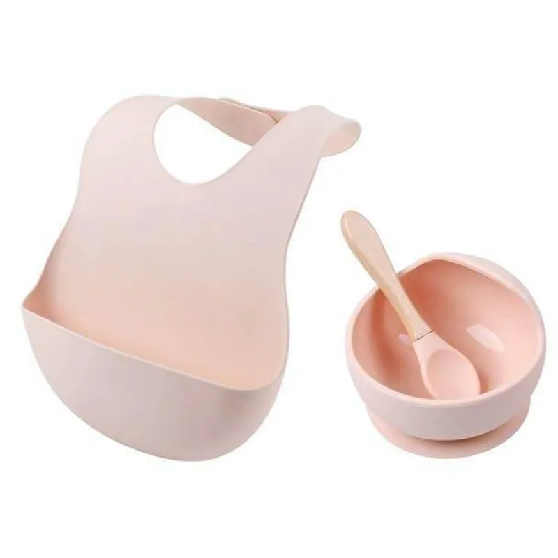 Kinder The Decor Haven Kinderwagen & Zubehör-BPA-freies Babygeschirrset aus Silikon – weich und leicht zu reinigen