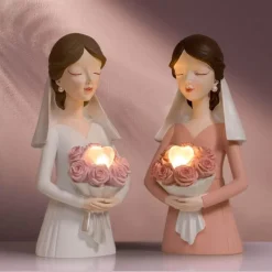 Illuminate Home Beleuchtung-Brautstrauß-Ornamente – Elegante Hochzeitsdeko-Accessoires