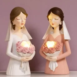 Illuminate Home Beleuchtung-Brautstrauß-Ornamente – Elegante Hochzeitsdeko-Accessoires