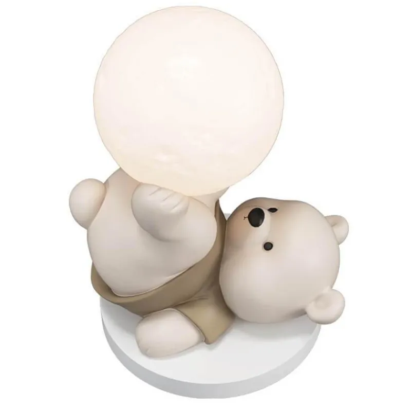 Bright Accents Beleuchtung-Bären-Nachtlampe – Süßes Tischlicht aus Kunstharz