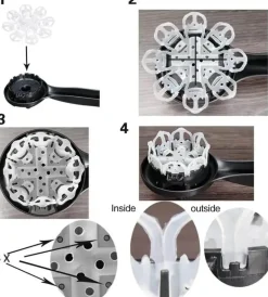 Tom Küche & Esszimmer-Bürstenreiniger für Espressomaschinen, Wartungswerkzeug für Kaffeemühlen