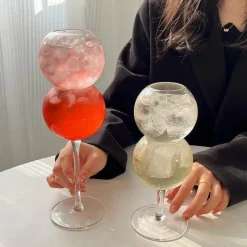 Feast Essentials Küche & Esszimmer-Bubble Ball Gläser – Einzigartige Trinkgefäße für Bars und Restaurants