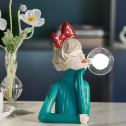 Illuminate Home Beleuchtung-Bubble Girl Nachtlicht - Dekorative Ambientelampe