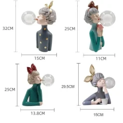 Illuminate Home Beleuchtung-Bubble Girl Nachtlicht - Dekorative Ambientelampe