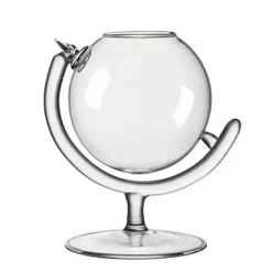 Plates u0026 More Küche & Esszimmer-Bubble Martini-Glas – Hochwertiges transparentes Trinkgeschirr