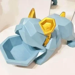 Accent Haven Küche & Esszimmer-Bulldog-Bonbonbox-Halter – Kreativer Süßigkeitenbehälter mit Hundemotiv