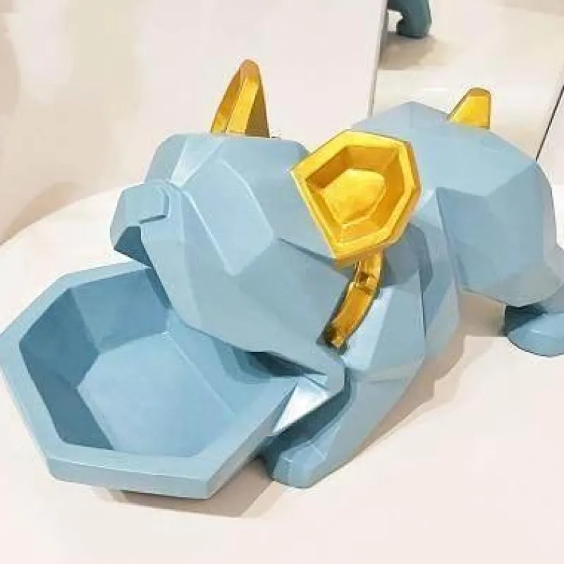 Accent Haven Küche & Esszimmer-Bulldog-Bonbonbox-Halter – Kreativer Süßigkeitenbehälter mit Hundemotiv