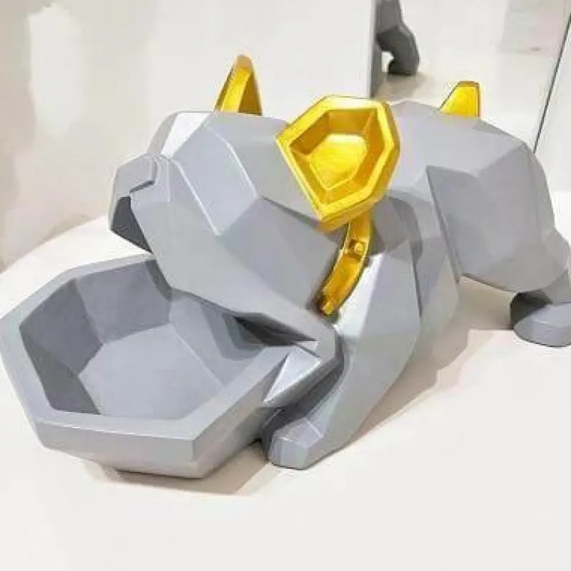 Accent Haven Küche & Esszimmer-Bulldog-Bonbonbox-Halter – Kreativer Süßigkeitenbehälter mit Hundemotiv