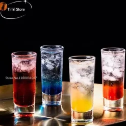 Plates u0026 More Küche & Esszimmer-Bullet Cocktilgläser – 6er-Set, elegnte Trinkgläser