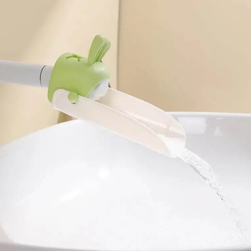 The Blissful Bath Badezimmer-Bunny Faucet Handle Extender - Kids Bathroom Accessory