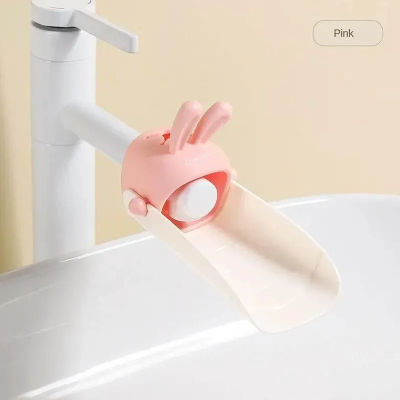 The Blissful Bath Badezimmer-Bunny Faucet Handle Extender - Kids Bathroom Accessory