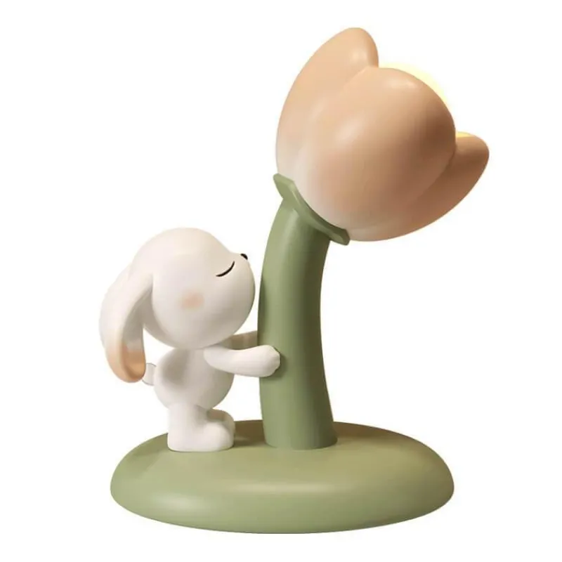 Bright Accents Beleuchtung-Bunny Tischlampe - Tulpenblumen Design