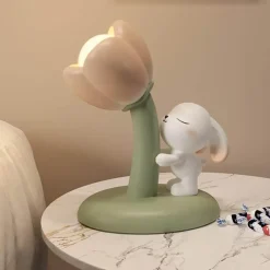 Bright Accents Beleuchtung-Bunny Tischlampe - Tulpenblumen Design