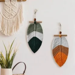 Home Decor Wohndeko-Bunt gewebtes Bettwäscheset - Dekoratives Lakenset