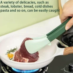 The Decor Haven Camping-Werkzeuge|Küche & Esszimmer-Bunte Antihaft-Zangen – Kochutensilien mit matter Oberfläche