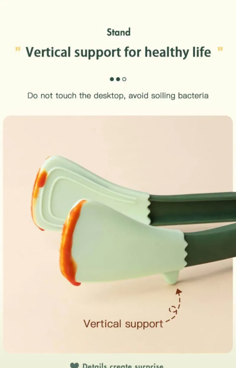 The Decor Haven Camping-Werkzeuge|Küche & Esszimmer-Bunte Antihaft-Zangen – Kochutensilien mit matter Oberfläche