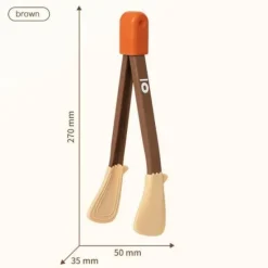 The Decor Haven Camping-Werkzeuge|Küche & Esszimmer-Bunte Antihaft-Zangen – Kochutensilien mit matter Oberfläche