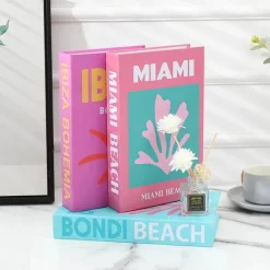 Home Decor Wohndeko-Bunte Dekobücher – Lebendige Deko fürs Bücherregal