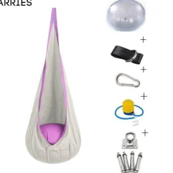 Kinder Nomad Gear Kinderzimmermöbel|Kinderwagen & Zubehör-Bunte Kinderhängematte - Gemütlicher Kinderbett-Kokon