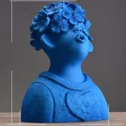 Timeless Vessels Wohndeko-Bunte Kindervasen aus Kunstharz – lustige Kinderdekoration