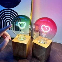 Bright Accents Beleuchtung-Bunte LED-Nachtlichtbirne - Kreative Akzentlampe