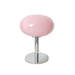 The Light Loft Beleuchtung-Bunte Macaron-Glas-Tischlampe – dekorative Akzentbeleuchtung