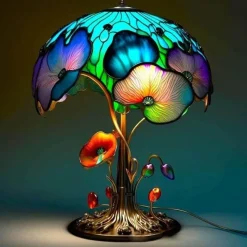 Willow u0026 Whim Beleuchtung-Bunte Pilz-Harzlampe - Einzigartiges Wohndekorlicht