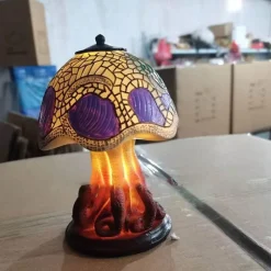 Willow u0026 Whim Beleuchtung-Bunte Pilz-Harzlampe - Einzigartiges Wohndekorlicht