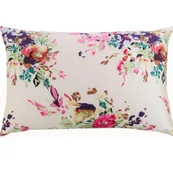 Plush Perch Bettzeug-Bunte Seidenkissenbezüge - 100 % natürlicher Stoff