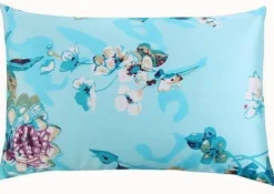 Plush Perch Bettzeug-Bunte Seidenkissenbezüge - 100 % natürlicher Stoff