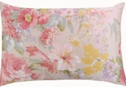 Plush Perch Bettzeug-Bunte Seidenkissenbezüge - 100 % natürlicher Stoff