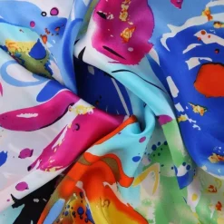 Plush Perch Bettzeug-Bunte Seidenkissenbezüge - 100 % natürlicher Stoff