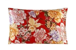 Plush Perch Bettzeug-Bunte Seidenkissenbezüge - 100 % natürlicher Stoff