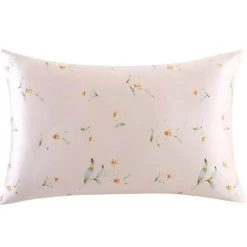 Plush Perch Bettzeug-Bunte Seidenkissenbezüge - 100 % natürlicher Stoff