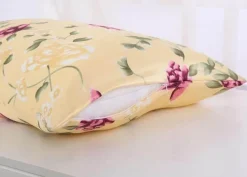 Plush Perch Bettzeug-Bunte Seidenkissenbezüge - 100 % natürlicher Stoff