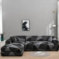 Comfort u0026 Style Gadgets Für Zuhause-Bunter rutschfester Sofabezug – moderner Möbelschutz