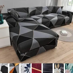 Comfort u0026 Style Gadgets Für Zuhause-Bunter rutschfester Sofabezug – moderner Möbelschutz