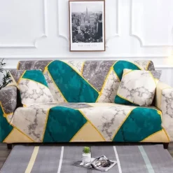 Comfort u0026 Style Gadgets Für Zuhause-Bunter rutschfester Sofabezug – moderner Möbelschutz
