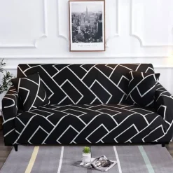 Comfort u0026 Style Gadgets Für Zuhause-Bunter rutschfester Sofabezug – moderner Möbelschutz